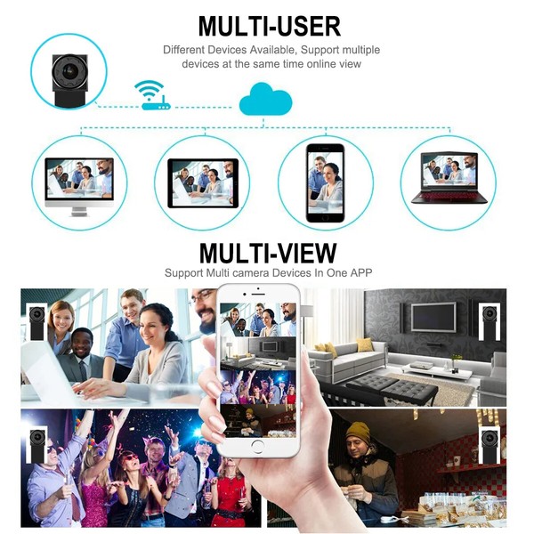 1080P HD Wireless Mini WIFI Camera Hidden Nanny Security Spy DIY Screw DVR Cam - Image 11