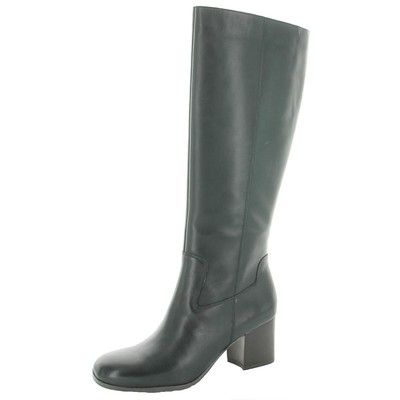 

Franco Sarto Женские кожаные сапоги до колена Anberlin для верховой езды BHFO 4768, Black leather, Anberlin