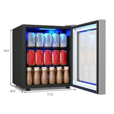 Mini Fridge Beverage Holder 60 Soda Can Cooler Portable ...