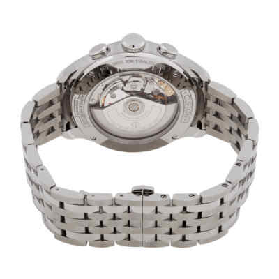 Pre-owned Baume & Mercier Baume Et Mercier Clifton Chronograph Automatic Champagne Dial Mens Watchm0a10241