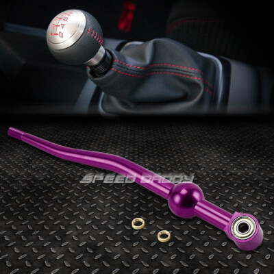 ДЛЯ EK EG DB DC ФИОЛЕТОВАЯ ЗАГОТОВКА ИЗ АЛЮМИНИЯ С ДВОЙНЫМ ИЗГИБОМ MT RACING SHORT THROW SHIFTER