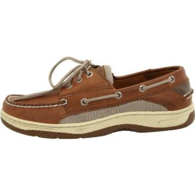 

Мужские топсайдеры Sperry Billfish Tan с кожаной контрастной отделкой, ширина 12 (E) BHFO 0477, Коричневый