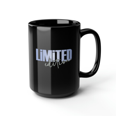 Limited Edition Black 15 oz Coffee Mug - Elevate Your Coffee Experience