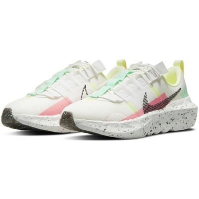 

Женские кроссовки для фитнеса Nike Crater Impact White 8.5 Medium (B,M) BHFO 4085, Summit white/black/green glow, Crater Impact