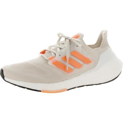 

Adidas Womens Ultraboost 22 White Кроссовки 11.5 Medium (B,M) BHFO 9228, Aluminum/orange/black