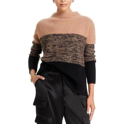 Private Label Womens Taupe 2-Ply Cashmere Casual Crewneck Sweater M BHFO 5468