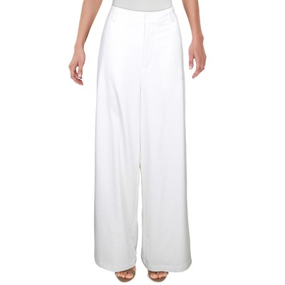 

Женские белые расклешенные офисные брюки Danielle Bernstein  BHFO 9135, Cloud, 719P070