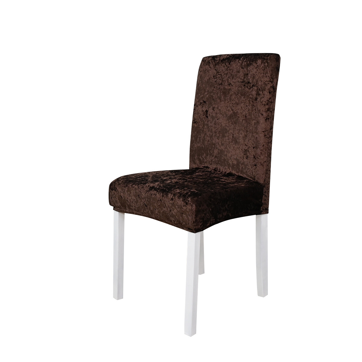 Crushed Velvet Dining Room Chair Covers Wedding Banquet Seat Slipcovers