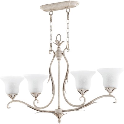 Quorum International 6572-4-70 Flora Island Light Persian White