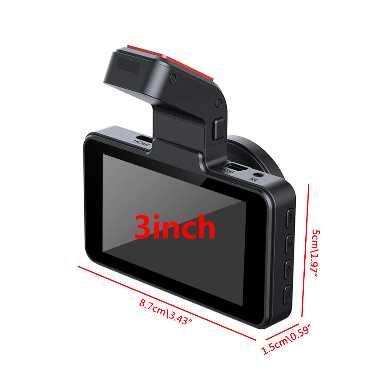 1080P HD PRO Dash Cam Camera Car Recorder DVR Night-Vision Hidden Camcorder US