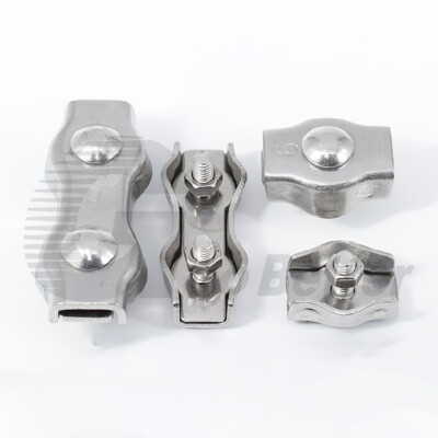Wire Rop Clamp Thimble Simplex Duplex M2 M3 M4 M5 M6 M8 M10 A2 Stainless Steel