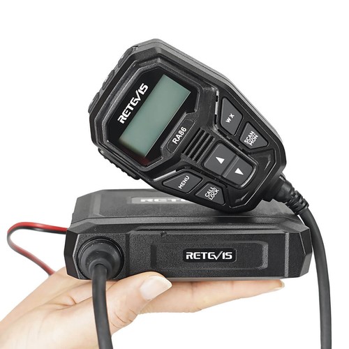 RETEVIS RA86 GMRS Integrated Control Microphone Mobile Two Way Radio 30CH NOAA