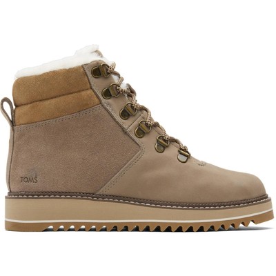 

Женские непромокаемые ботильоны Toms Mojave из замши на шнуровке BHFO 0388, Taupe grey oiled, Mojave