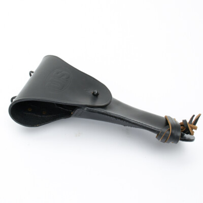 U.S. M1911 .45cal  Black Leather Hip Holster Embossed US