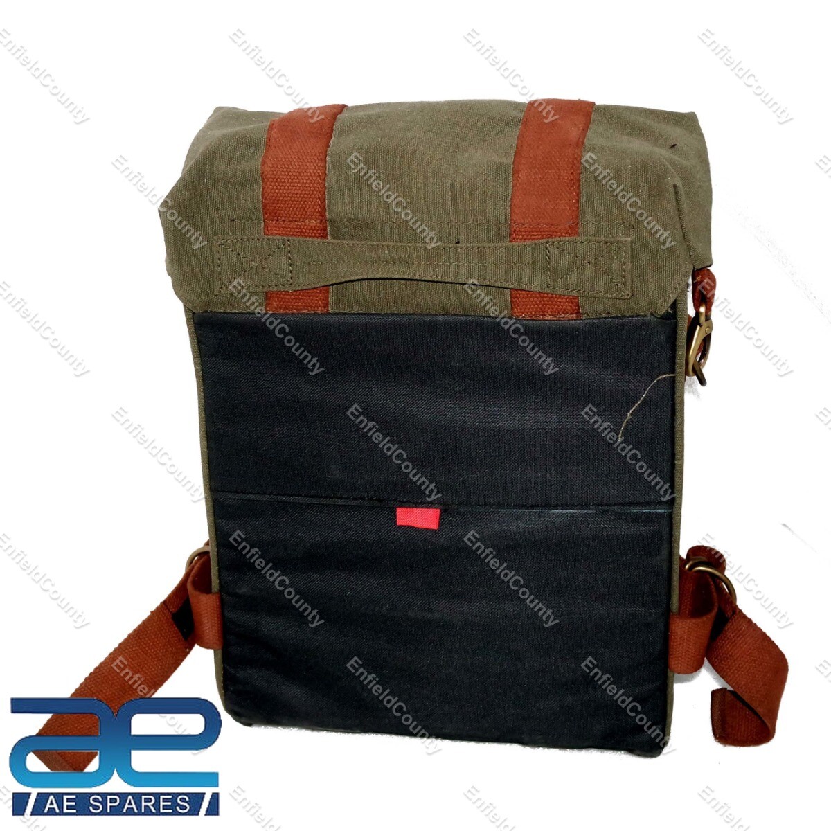 For Royal Enfield Classic 350 500 Military Pannier Set +Green Bags & Fitting  