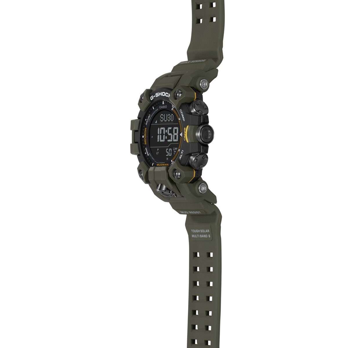 Pre-owned Casio G-shock Master Of Mudman Triple Sensor Model Gw-9500-3jf Men's Watch