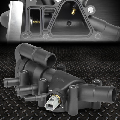 ДЛЯ ДВИГАТЕЛЯ 01-04 FIESTA КОРПУС ТЕРМОСТАТА ОХЛАЖДАЮЩЕЙ ЖИДКОСТИ В СБОРЕ С ДАТЧИКОМ ТЕМПЕРАТУРЫ