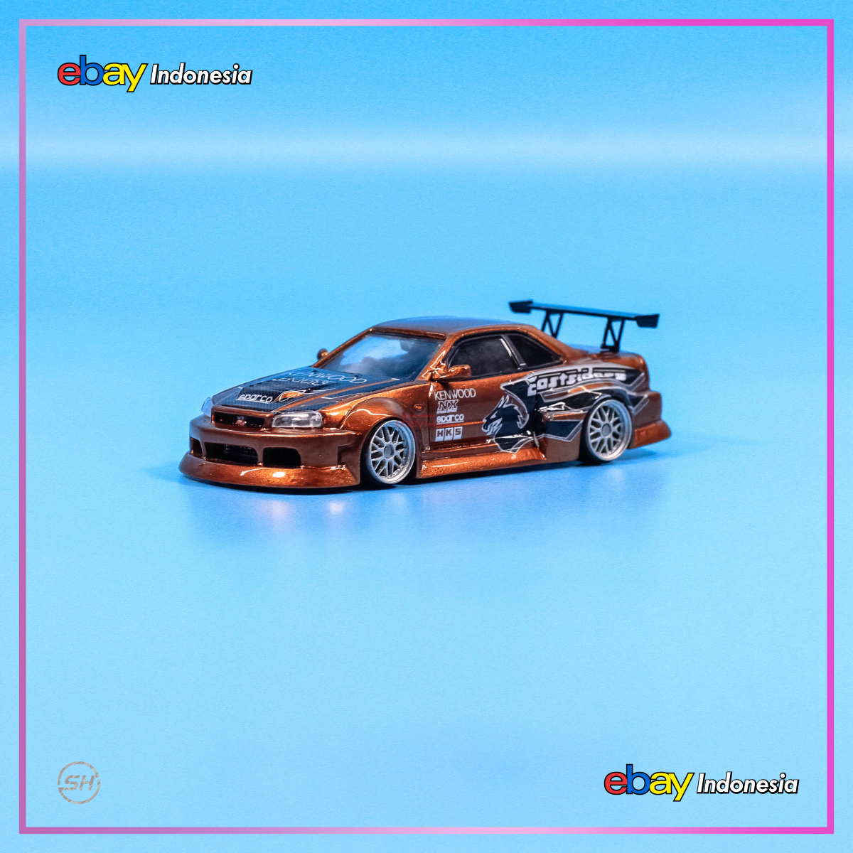 Hot Wheels Custom Nissan Skyline GT-R R34 NFS Underground
