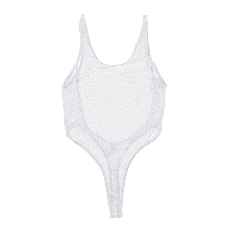 SEBOWEL Damen Body Mit Strass - Glitzernder Netz-Body Mit Glockenärmel