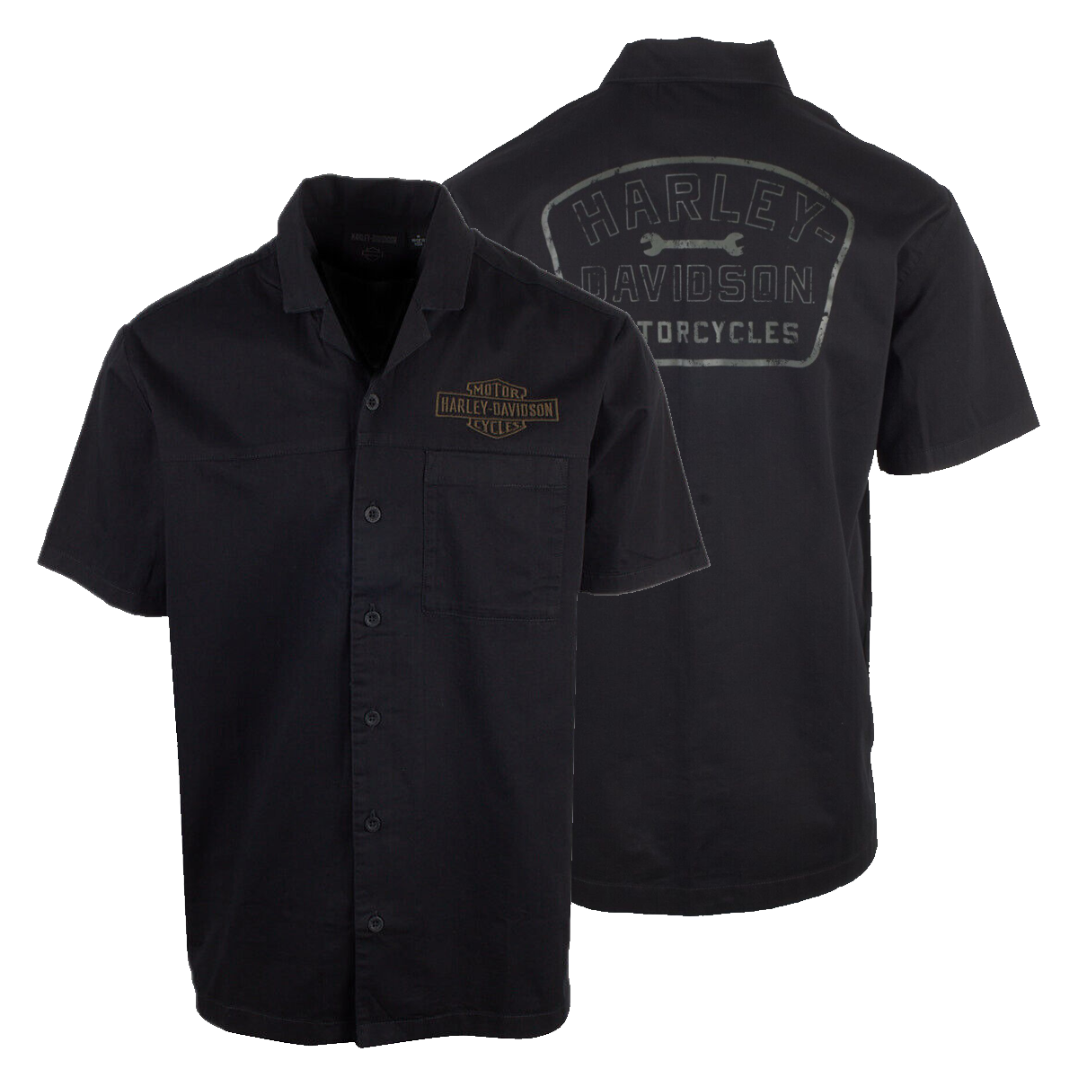 【U LAN】Original Harley Pigment Short Sleeve Original harley pigment short sleeves - U LAN
