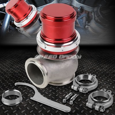 УНИВЕРСАЛЬНЫЙ ВНЕШНИЙ ТУРБОКОМПРЕССОР V-BAND 5.25 С V-ОБРАЗНЫМ КЛАПАНОМ на 45 ММ С ДАВЛЕНИЕМ 14 ФУНТОВ на КВАДРАТНЫЙ ДЮЙМ + ПРУЖИНА КРАСНОГО ЦВЕТА