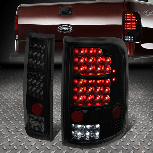 [ПОЛНОСТЬЮ СВЕТОДИОДНЫЙ]ДЛЯ 04-08 FORD F150 LOBO ТОНИРОВАННЫЙ КОРПУС ЗАДНЕГО ФОНАРЯ СТОП-СИГНАЛА ЗАДНЕГО ХОДА