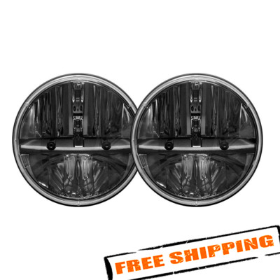 Rigid Industries 55001 7'' Round Headlight Kit for 2007-2019 Jeep Wrangler JK