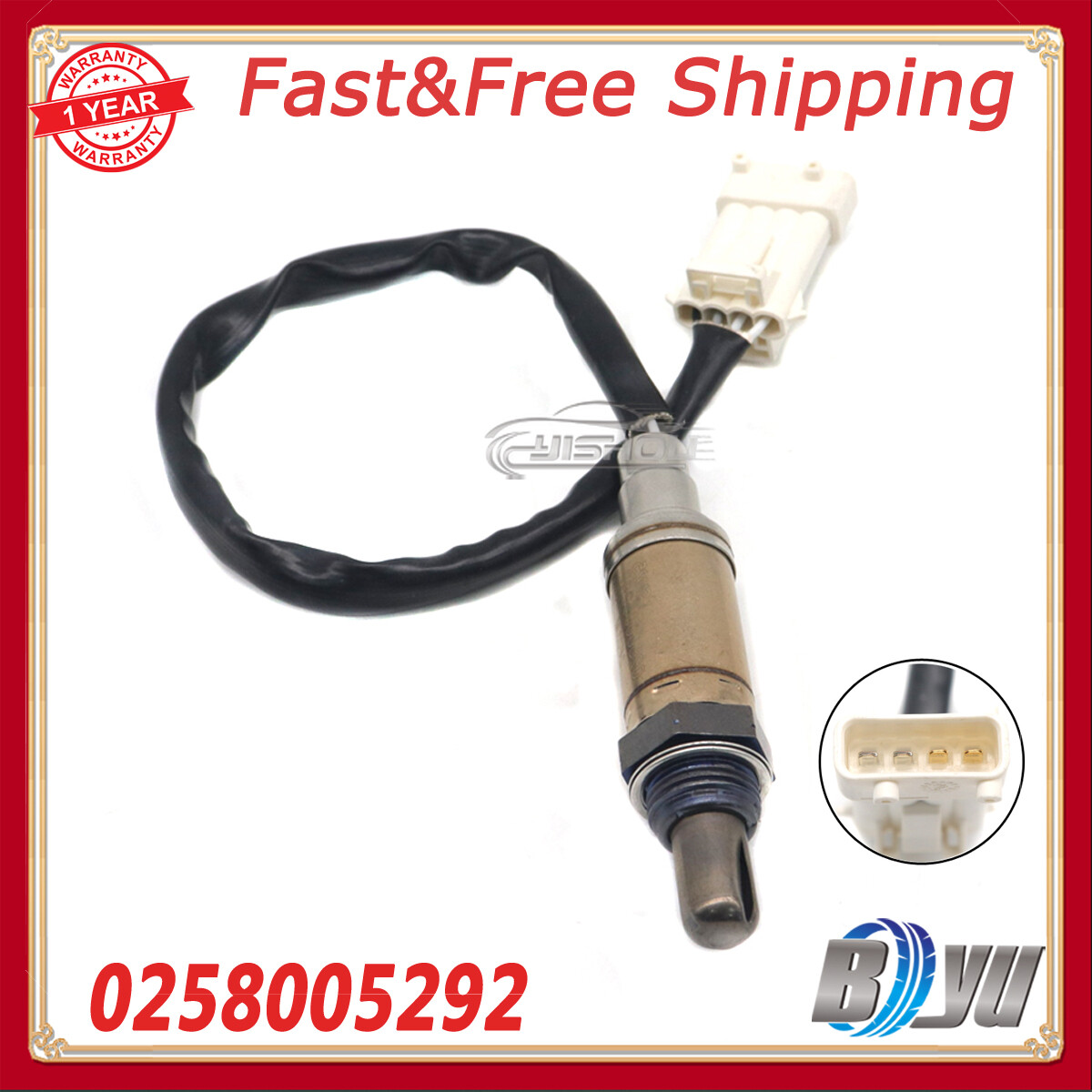Oxygen Sensor 0258005292 For Citroen C2 C3 C4 Opel Peugeot