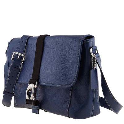 Pre-owned Coach Messenger & Shoulder Bags Cm379 Deb In Deep Blue