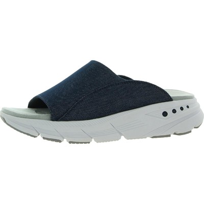 

Женские джинсовые шлепанцы с открытым носком Easy Spirit Mari 7 BHFO 1455, Dark blue, Mari 7