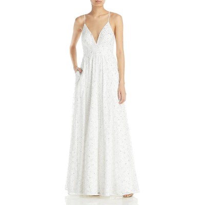 

Женское вечернее платье цвета слоновой кости с украшением Aidan Mattox  BHFO 9463, Цвет слоновой кости