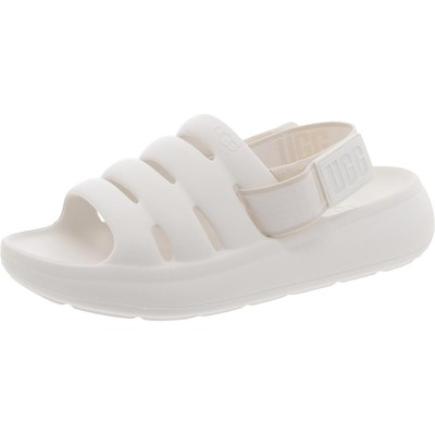 Ugg Womens Sport Yeah Белые босоножки на платформе 8 средних размеров (B,M) BHFO 5706