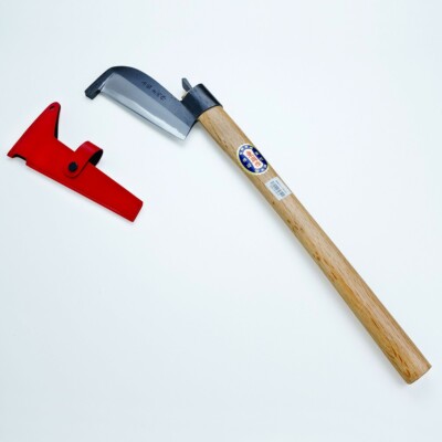 ''AZUMASYUSAKU'' Round Hatchet 400g shirogami Steel Pruning Tools Japan