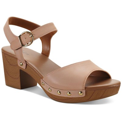 

Женские розовые босоножки на каблуке Anddreas Style - Co. Туфли 7 Medium (B,M) BHFO 9582, Light mauve smooth