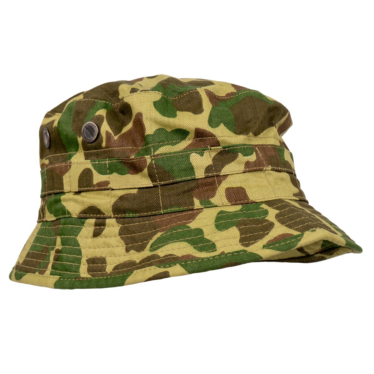 【DIME】 Quilted Outline Bucket Hat Army Dime Khaki Quilted Outline Bucket Hat - Hats - BeyondStyle