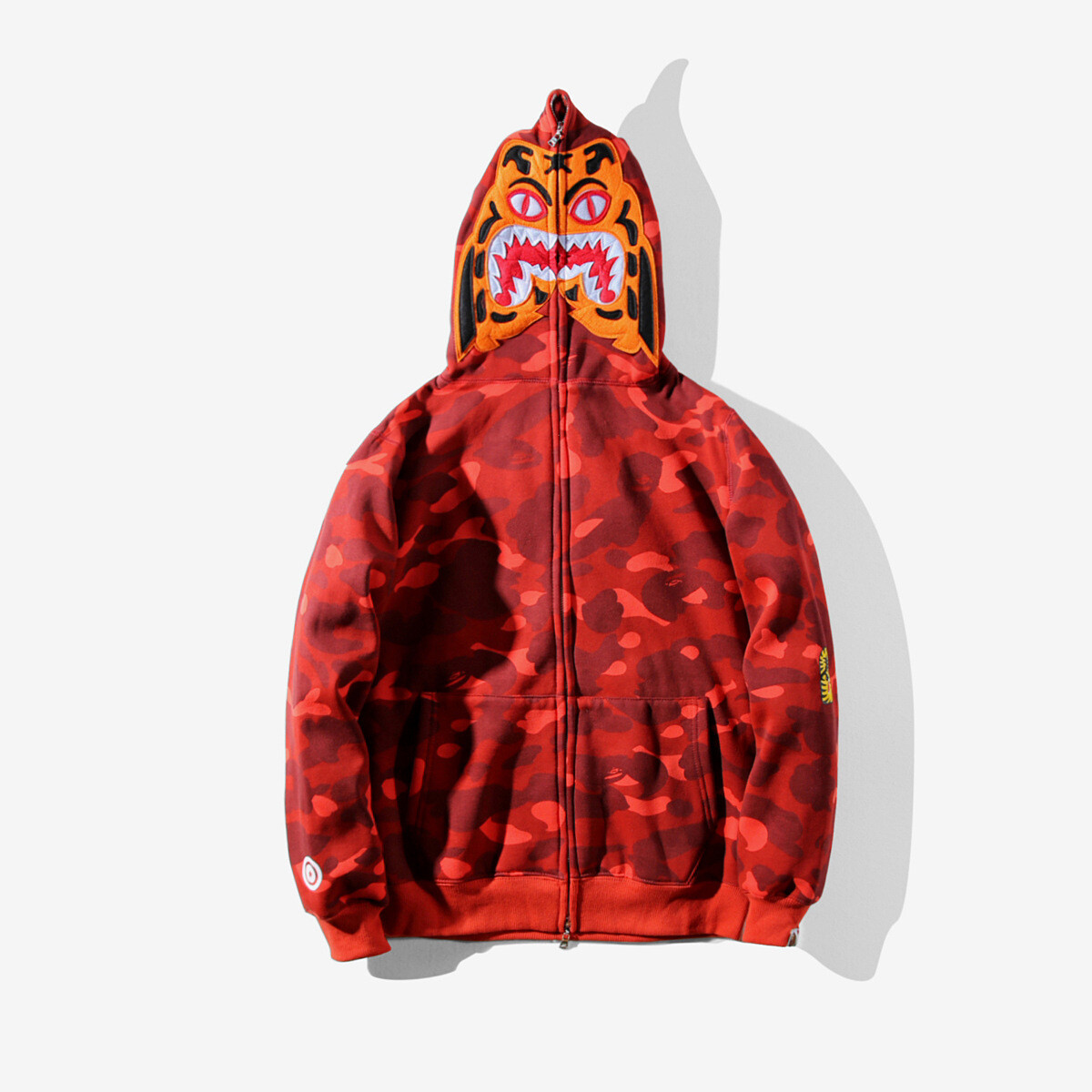 red tiger bape hoodie