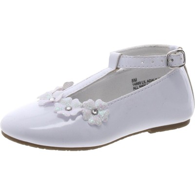 Босоножки Rachel Shoes для девочек, белые босоножки Lil Adaline, 8 средних (B, M), для малышей, BHFO 0347