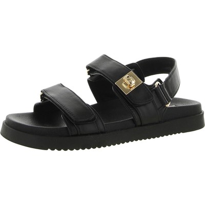 Steve Madden / женские черные босоножки Mona на плоской подошве 9.5 Medium (B,M) BHFO 2771