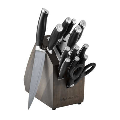 Brand New Calphalon Contemporary SharpIN 14-piece Knife Block Set - Free Ship