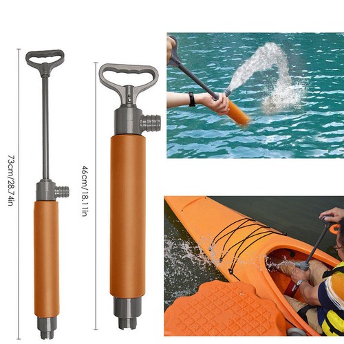 Kayak Hand Bilge Pump Floating Water Emergency Canoe Kayaking Rescue E