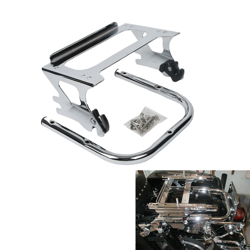 ASD Chrome Tour Pak Pack Trunk Mounting Rack - Für Harley Davidson Touring 1997-2008