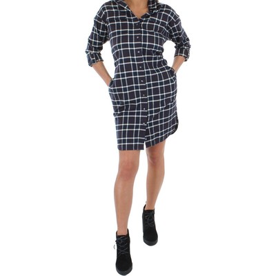 

Женское платье-рубашка большого размера Barbour Millcross с клетчатым воротником BHFO 6264, Java check