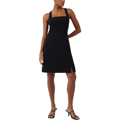 Короткое мини-платье French Connection Womens Buntie Whisper Ruth черного цвета 12 BHFO 9155