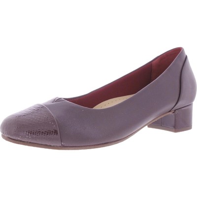 

Туфли на каблуке с квадратным носком Trotters Womens Daisy Toe Cap BHFO 3735, Daisy