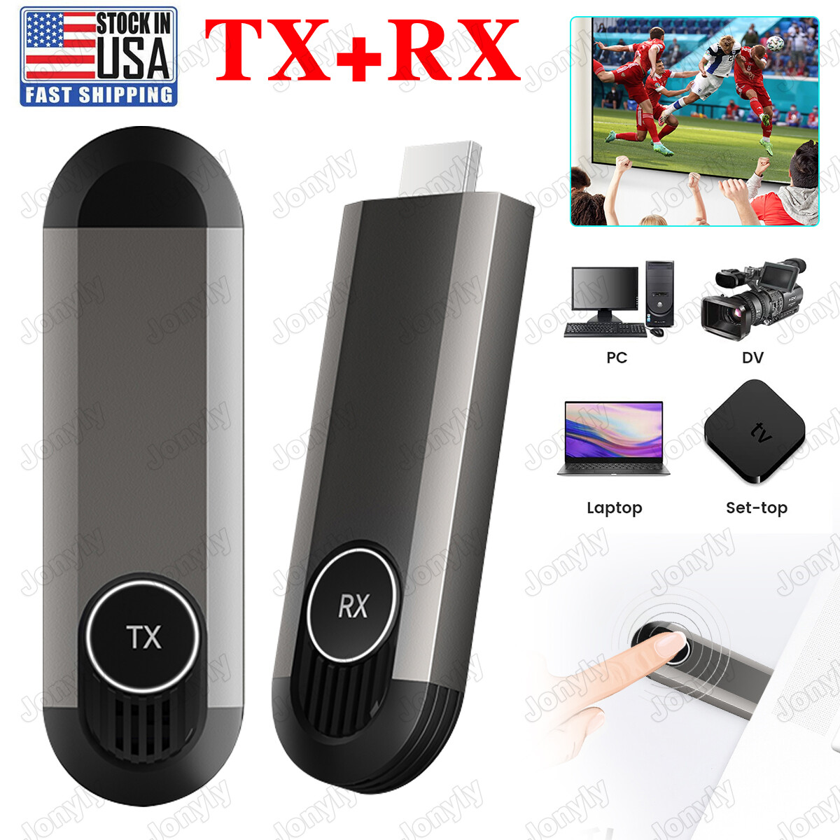 5G Wireless HDMI Extender Video Transmitter Receiver Display