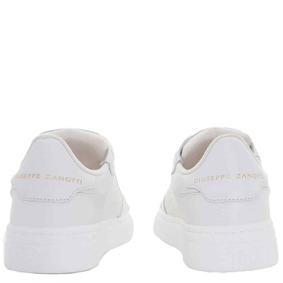 Pre-owned Giuseppe Zanotti Ladies White Low Top Gz94 Sneakers