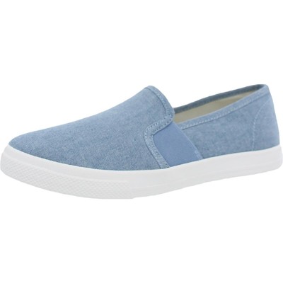 

Lauren Ralph Lauren Женские Синие Слипоны Кроссовки Jinny 6 Medium (B,M) BHFO 9387, Blue denim chambray
