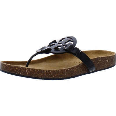 

Женские черные сандалии без шнуровки Tory Burch 9 Medium (B,M) BHFO 2810, Black patent, BHFO