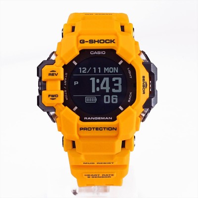 Pre-owned Casio Rangeman Gpr-h1000-9jr Black Gps Heart Rate Unisex Watch In Box