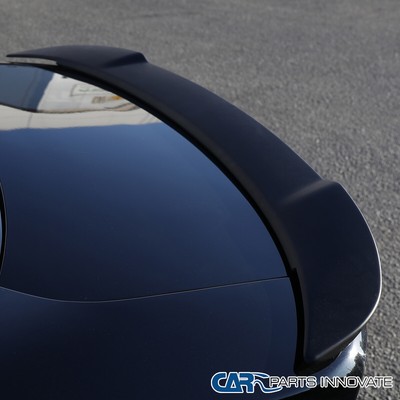 Fits 15-21 Dodge Charger Hellcat Style Matte Black Rear Trunk Spoiler Wing Lip